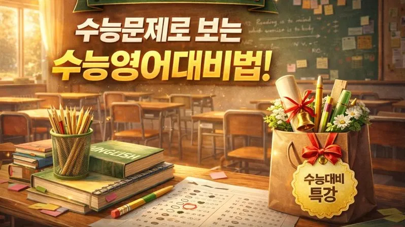 [부모교육] [현서쌤의 새학기선물] 수능문제로 보는 수능영어대비법!