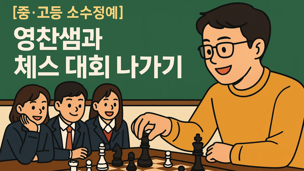 [중-고등 소수정예] 영찬쌤과 체스 대회 나가기