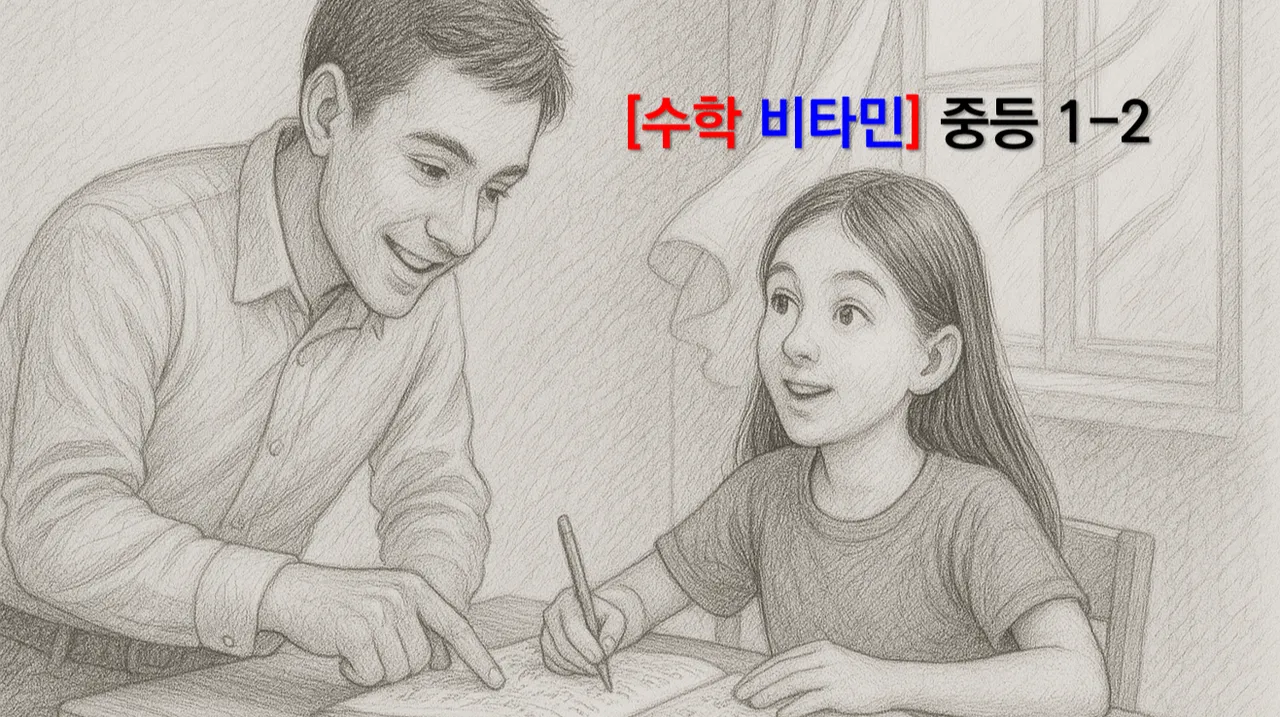 중등선행: [수학 비타민] 중등 수학 1-2,  하루 30분만으로 수학 실력이 UP! UP!!