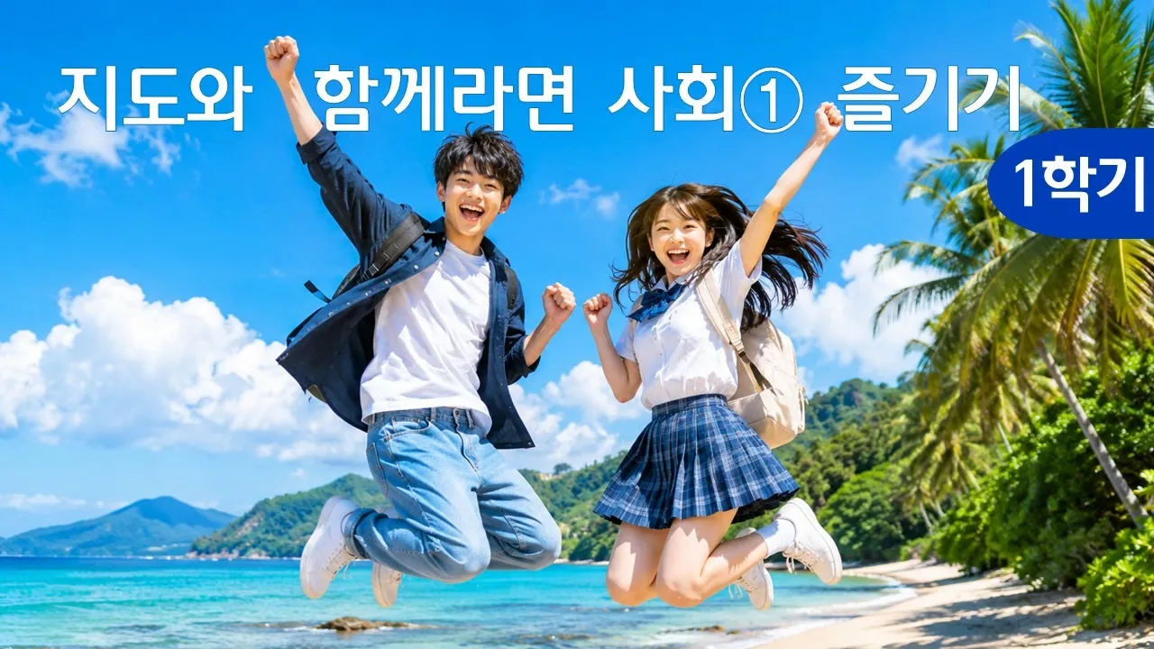 중학교 사회 1학기 : 지도와 함께 라면 사회1 즐기기