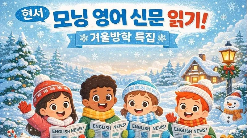 [현서] 매일 20분 모닝 영어 신문 읽기!