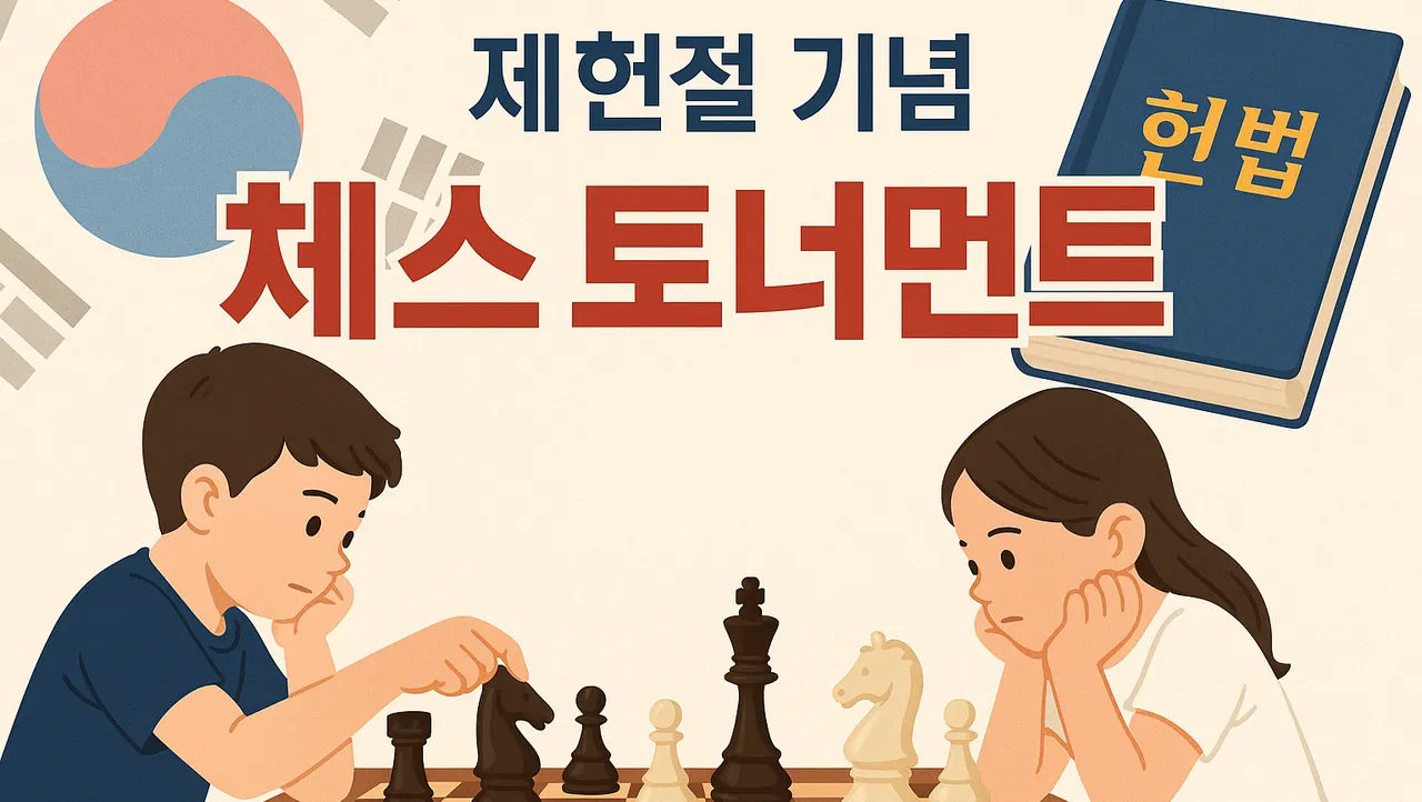 [체스 토너먼트] 영찬쌤과 제헌절 기념 체스 토너먼트