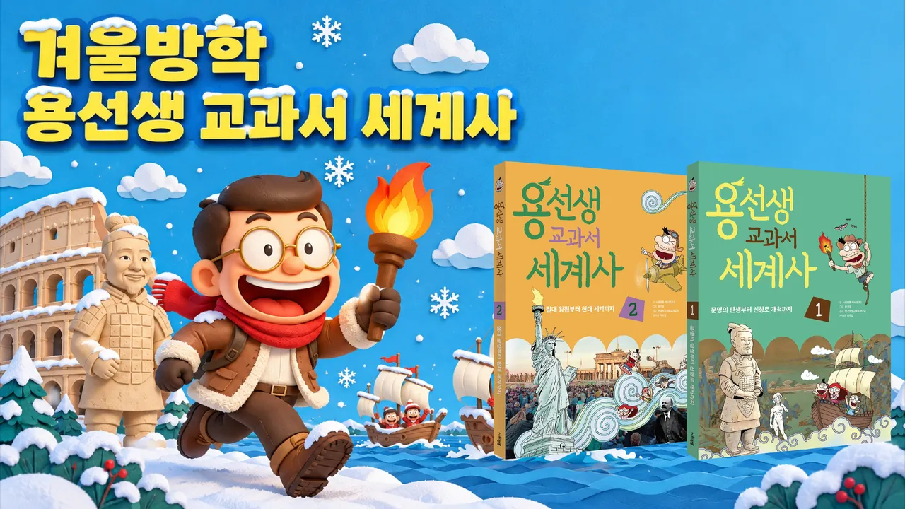 [겨울방학특강] 용선생 교과서 세계사 23회 완성: 문명부터 현대까지