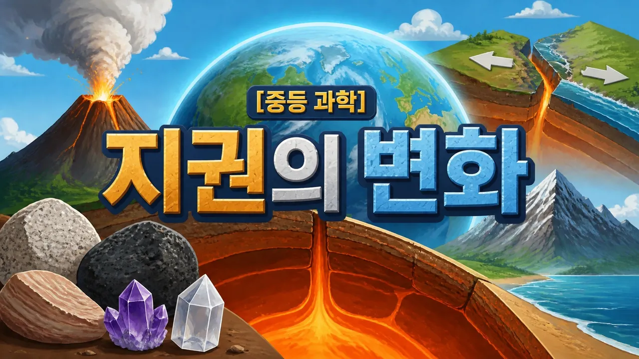 [중등 과학: 지권의 변화] 한 번의 이해로 고등까지 쭈욱