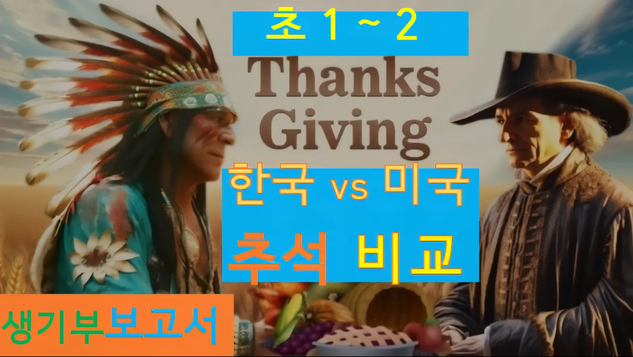 [한미 추석 초1~2] 대치동20년 경력쌤과  한미 추석 비교+세계사+건축 랜선여행