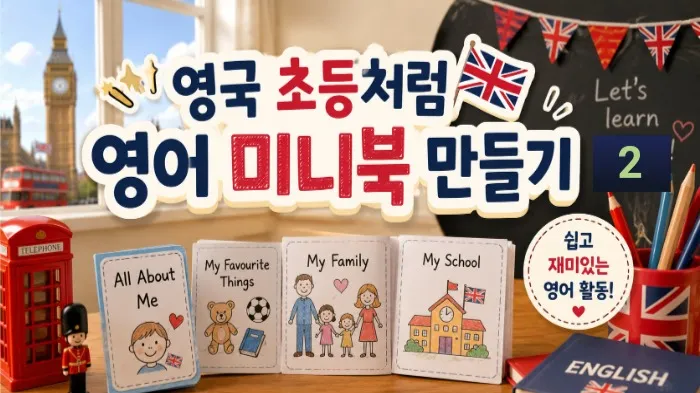 영국 초등처럼 영어 미니북 만들기 2탄