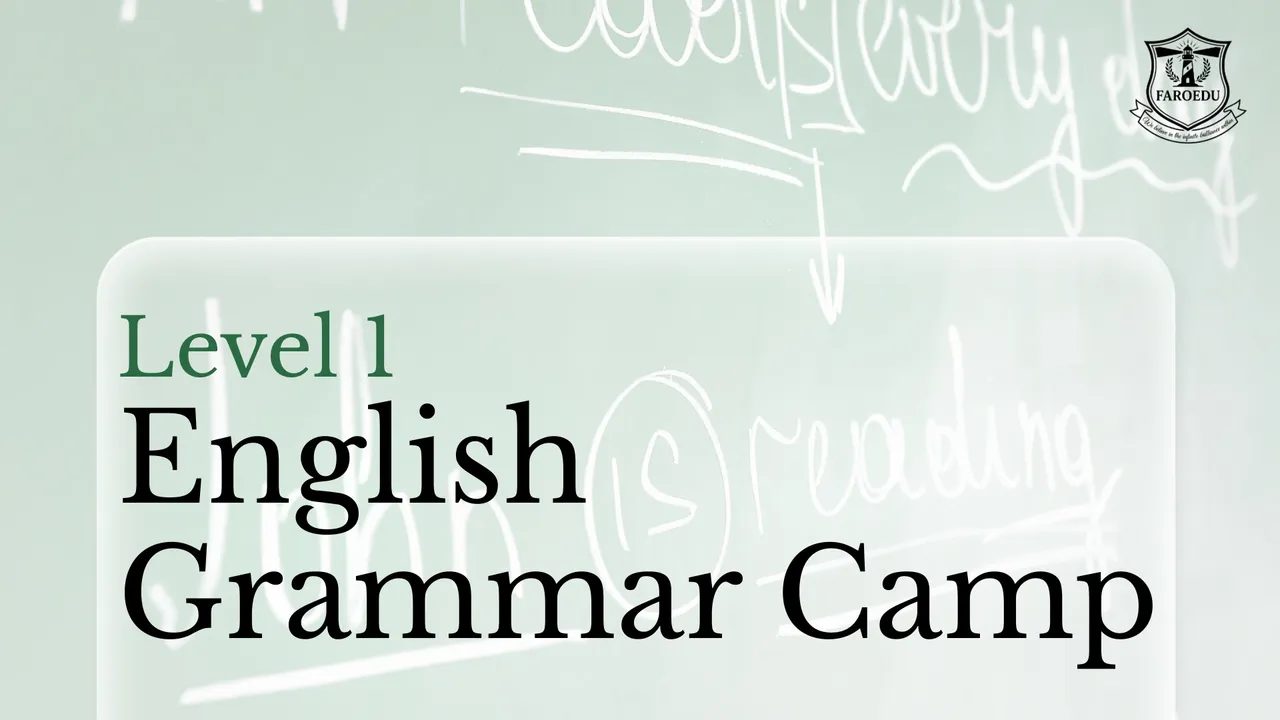 [겨울방학 특강] 쓰면서 배우는 초등 저학년 첫 영문법 (소수정예)