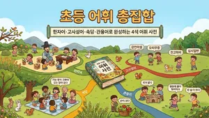 하루 20분, 초등 어휘 총집합! - 한자어, 고사성어, 속담, 관용어로 완성하는 초등 어휘 사전