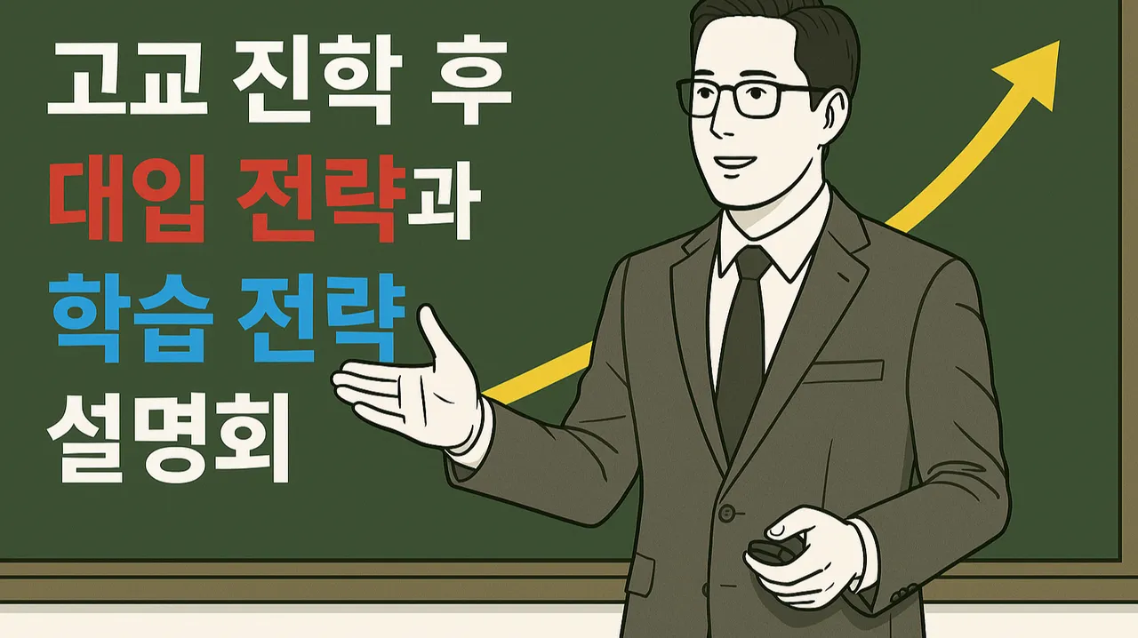 [예비고1] 고교진학 후 대입전략과 학습전략 설명회