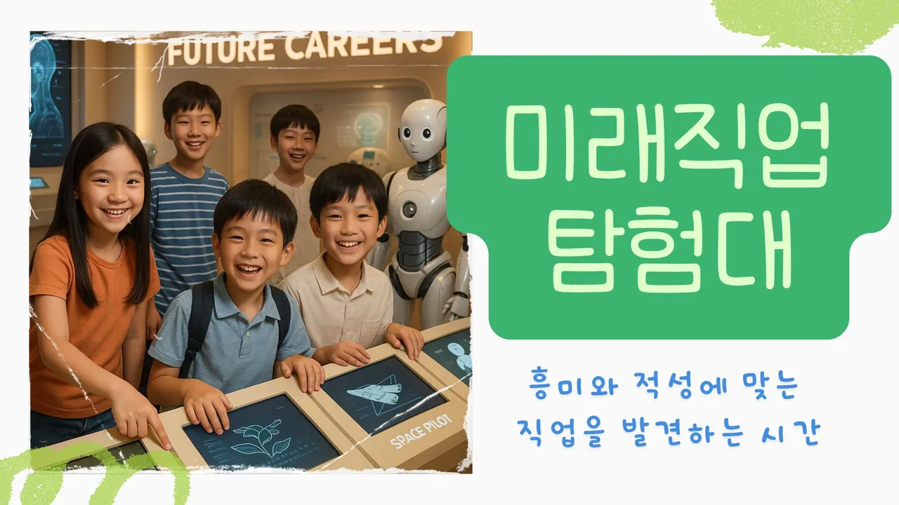 미래 직업 탐험대! 10년 후 새로운 직업들을 탐험하자