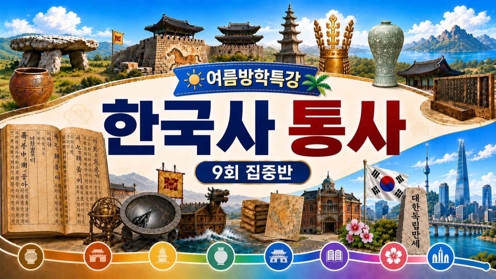 [여름방학특강] 한국사 통사 - 선사시대부터 현대사까지 9회 완성