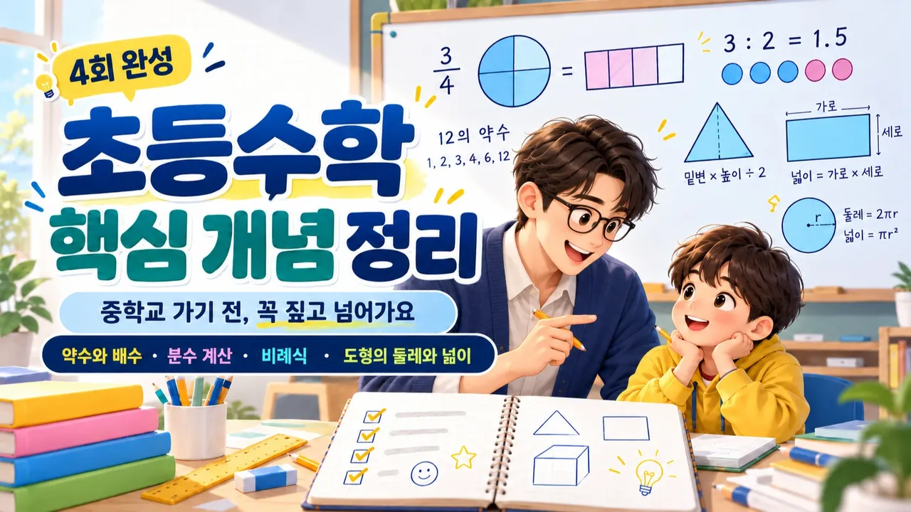 [예비중] 초등수학 핵심 개념, 풀이 원리까지 이해하기