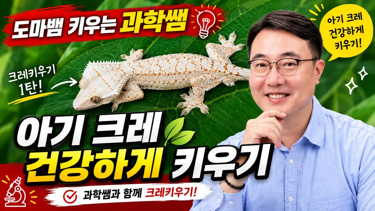 [아기크레 건강하게 키우기 1탄] : 아기크레에게 행복한 환경을 만들어 주기~!!