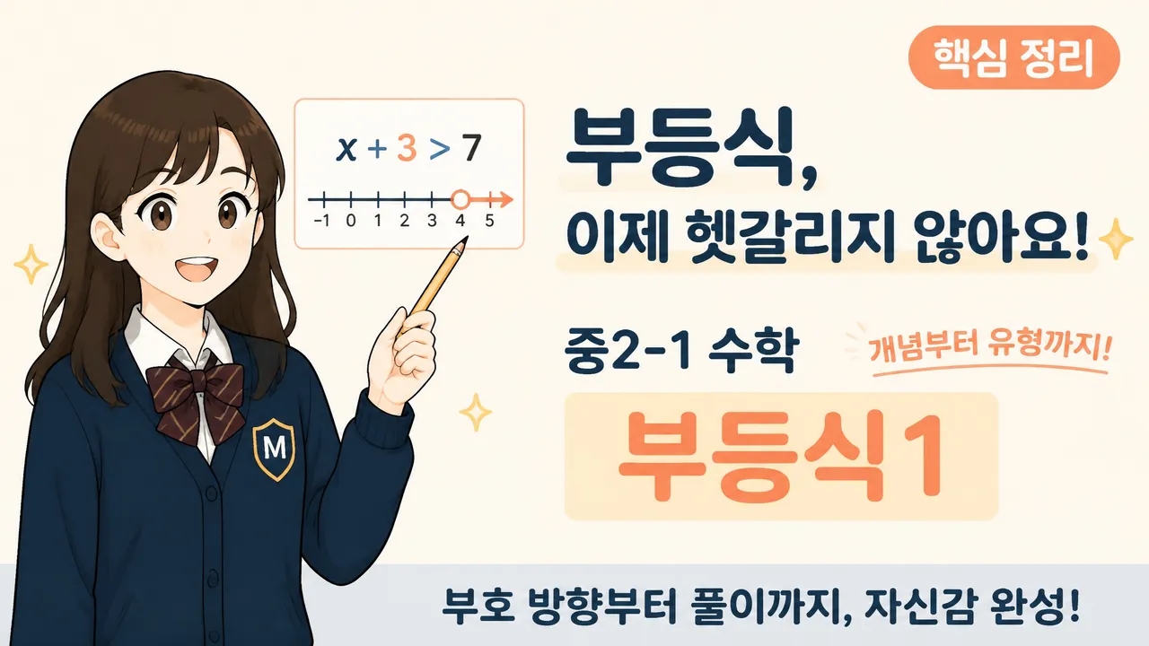 중학교 2-1 부등식1 원데이 특강!!