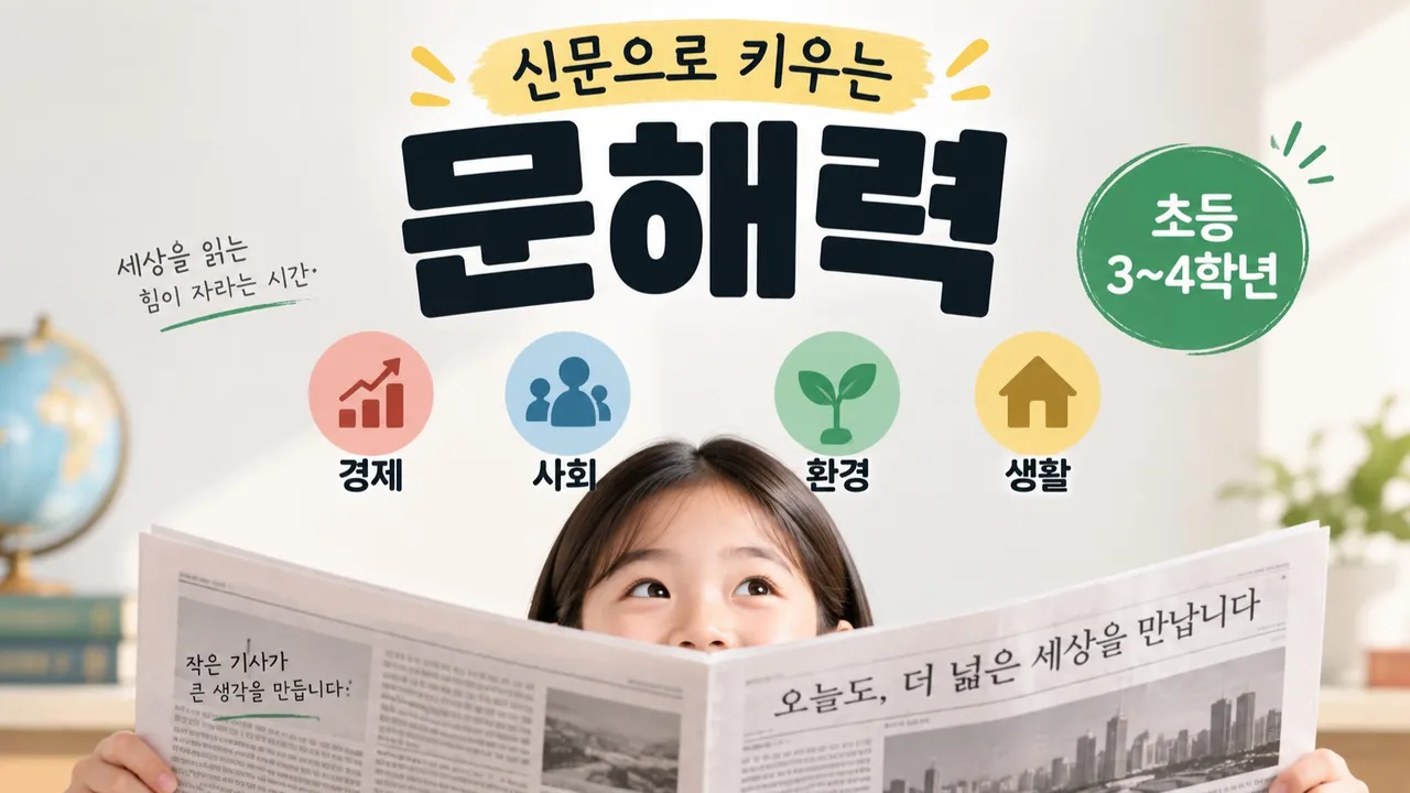 신문으로 키우는 문해력 : 경제·사회·환경·생활