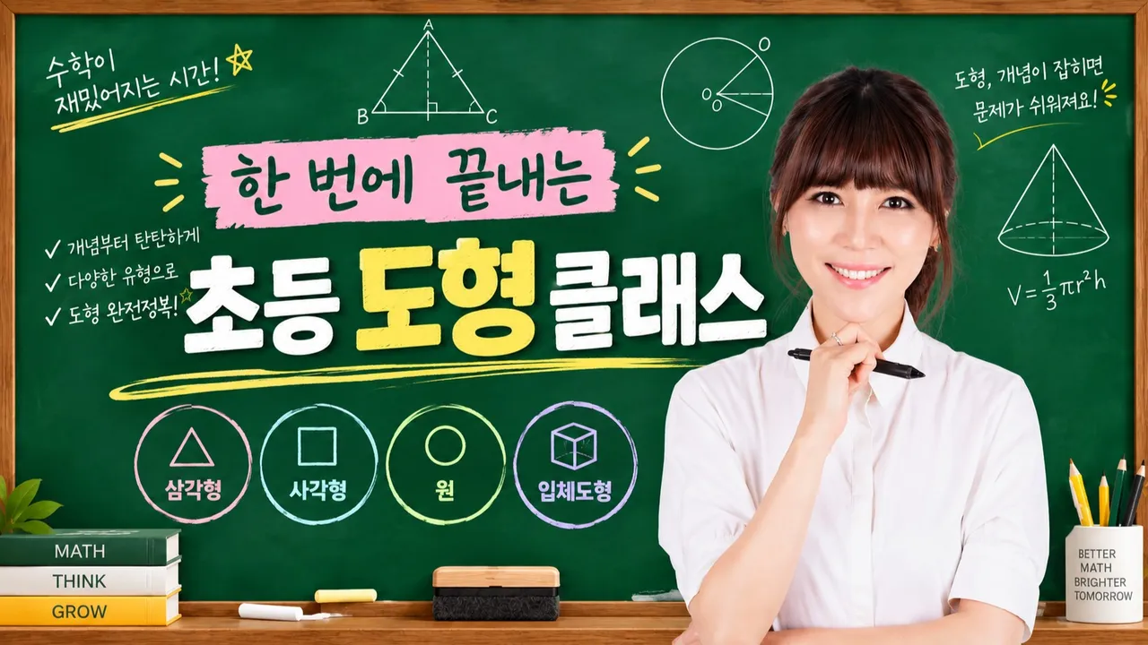 한 번에 끝내는 초등 도형 클래스