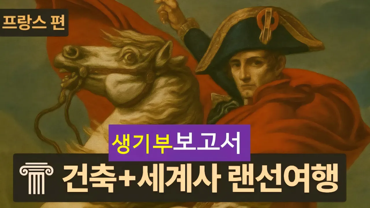 [프랑스 건축물+세계사] 나폴레옹의 교황 망신 주기! 대치동 20년 경력 강사와 함께하는 세계사 랜선여행