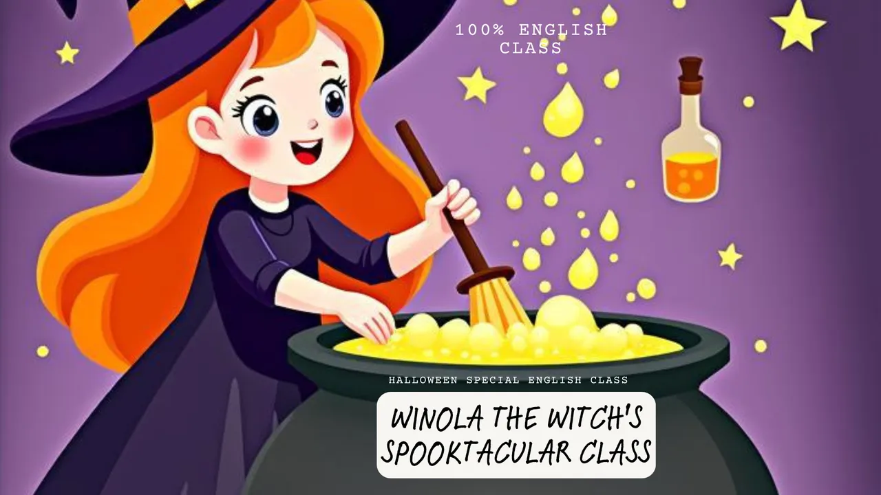 Winola the Witch와 함께하는 할로윈 특별 영어 클래스