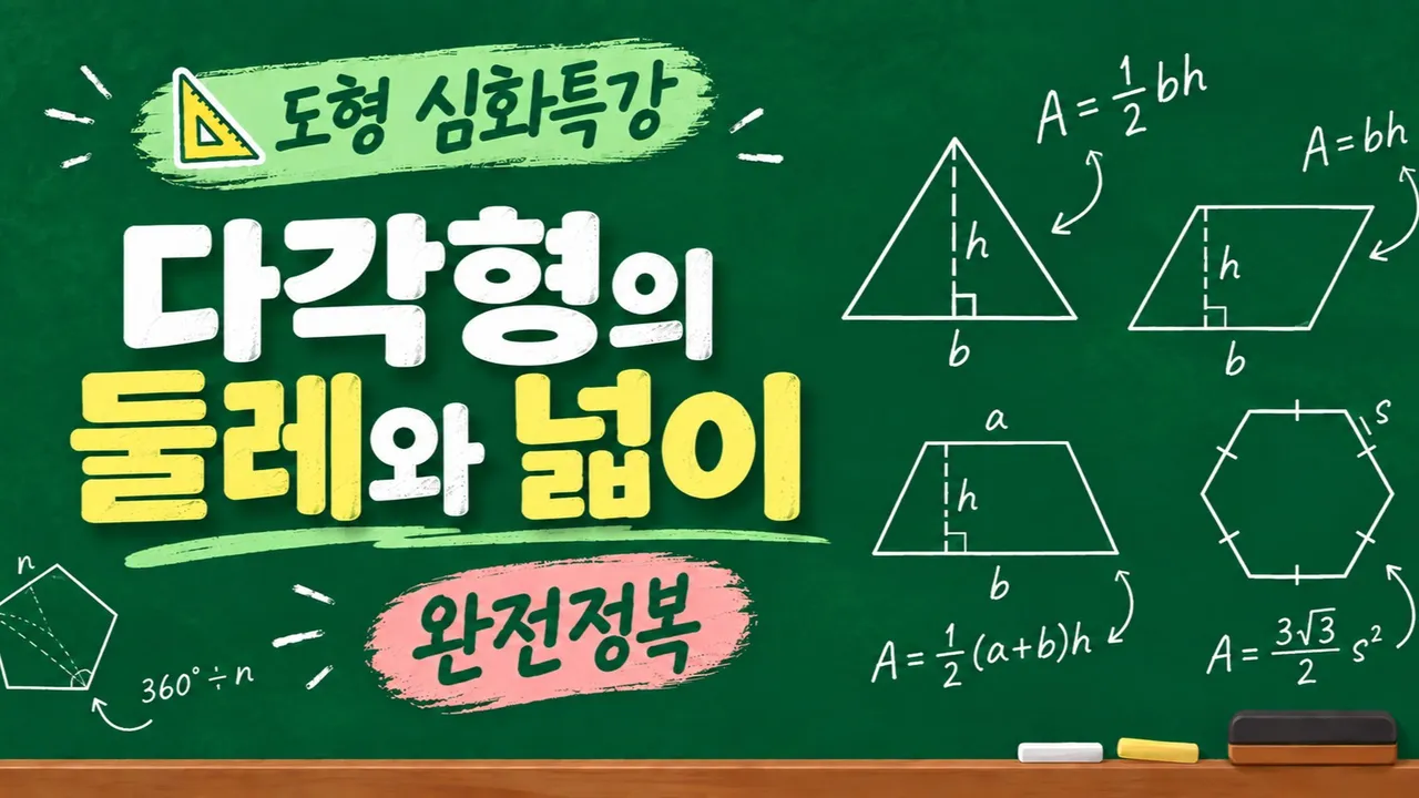 도형 심화특강 | 다각형의 둘레와 넓이 완전정복