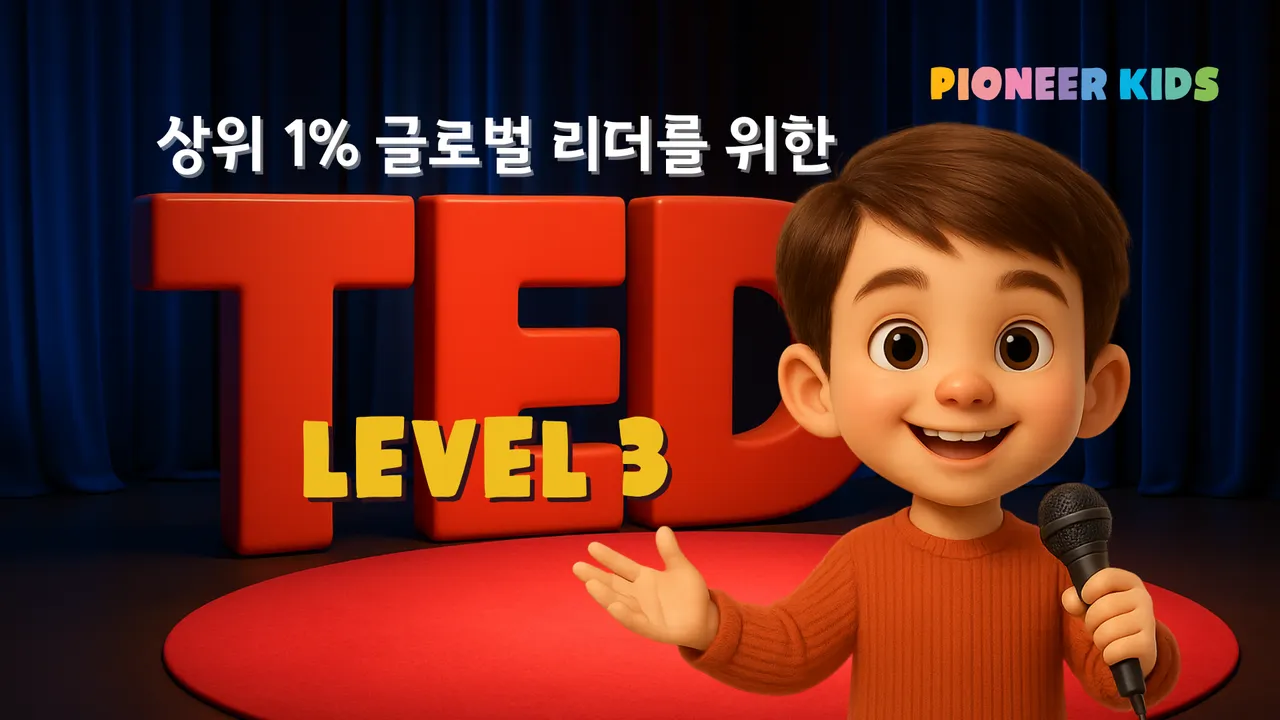 [겨울방학특강]  TED 클럽: 아이의 영감이 세상을 바꾸는 연설로! 미래형 글로벌 리더 프로젝트 <Advanced>