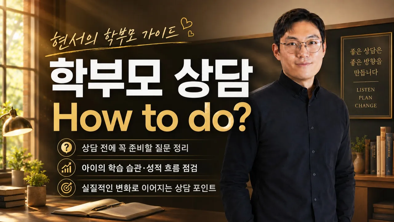 [부모교육] [현서 제한절 특강] How to do ? 공부법