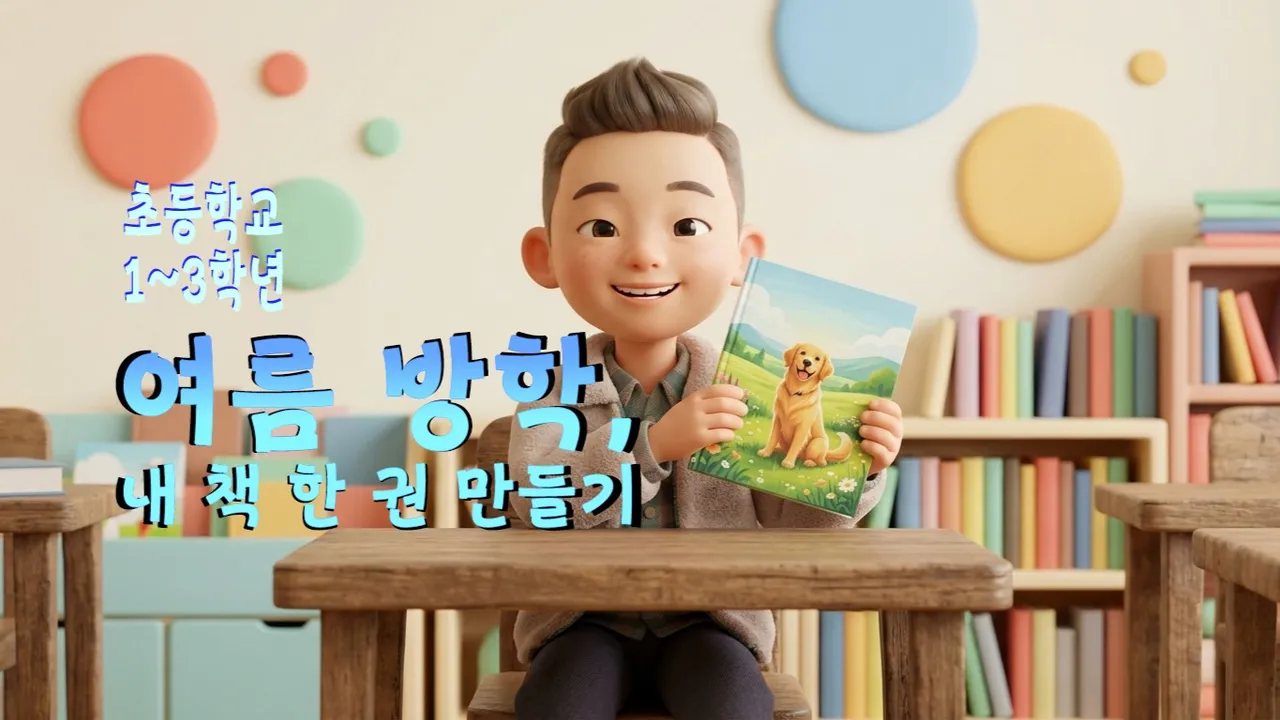 [초1~3학년] 여름 방학! 책 만들기