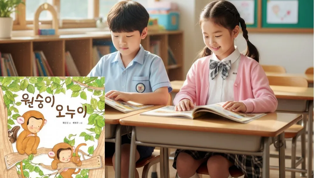 [1~3학년] 아침 독서 20분, 책 읽기의 힘: 원숭이 오누이