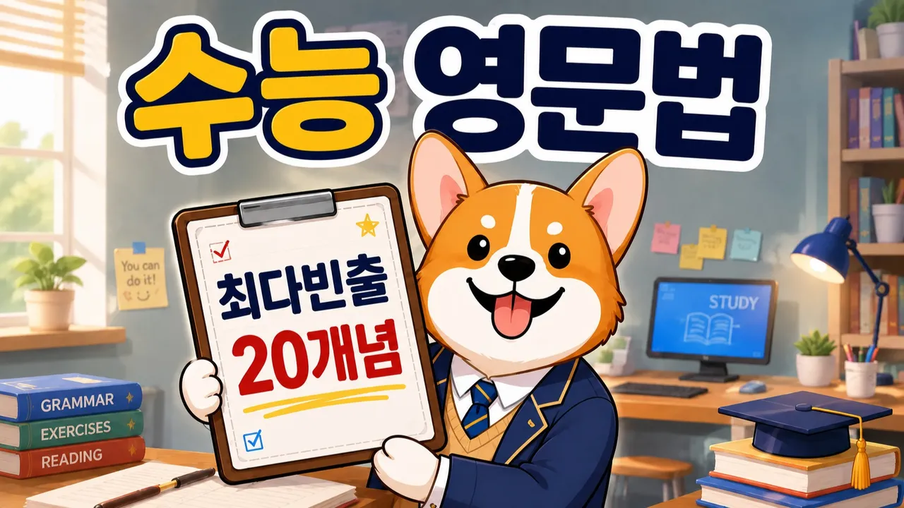 수능 빈출 영문법 20개념 마스터 - 5개년 수능, 모고 분석