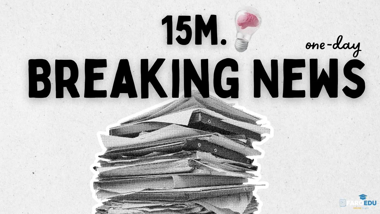 [60%할인 겨울방학 특강] 15분 몰입! 영어신문 낭독 1단계: 읽기 자신감+시사 실력 완성