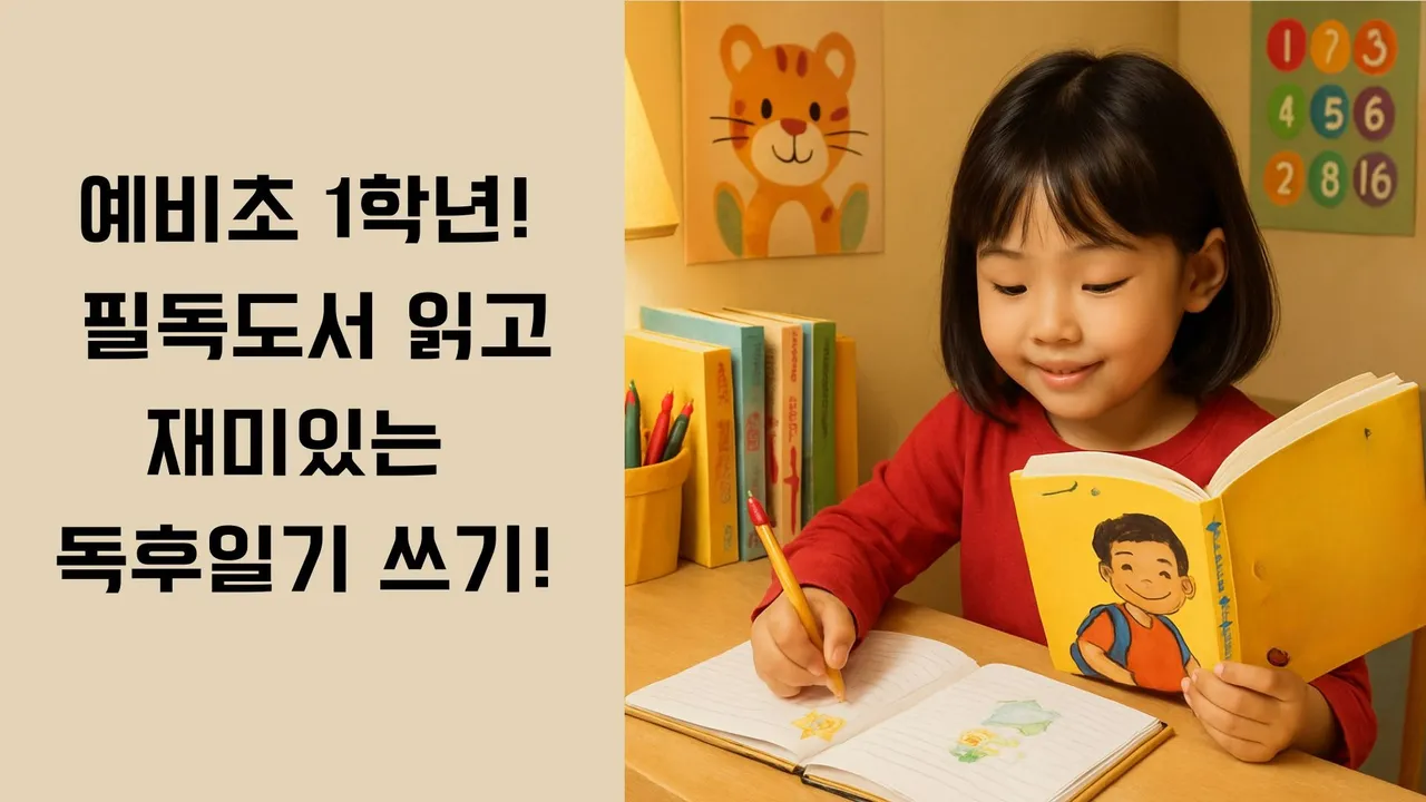 [방학특강] 예비초1학년! 필독도서로 독후일기 써보기!