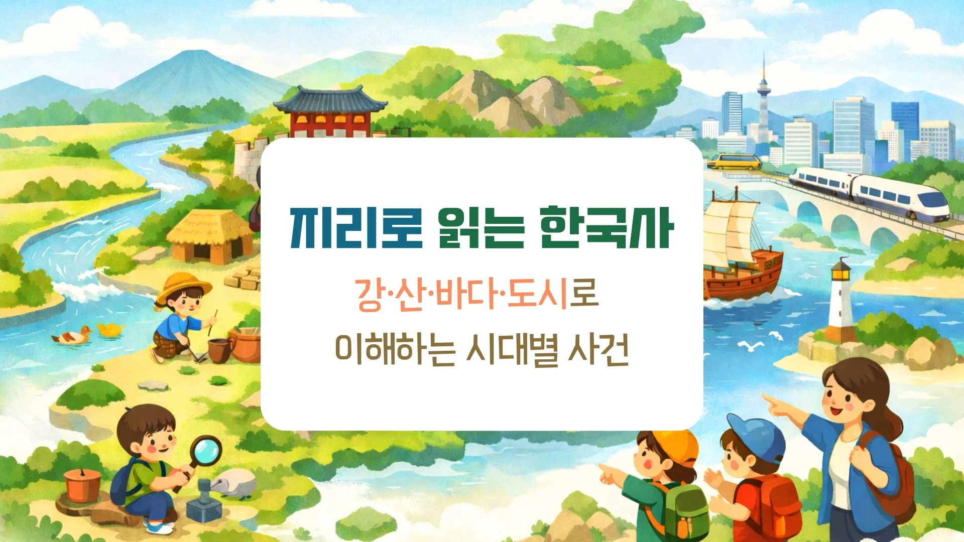 [4회 완성] 지리로 정리하는 한국사 핵심 흐름!