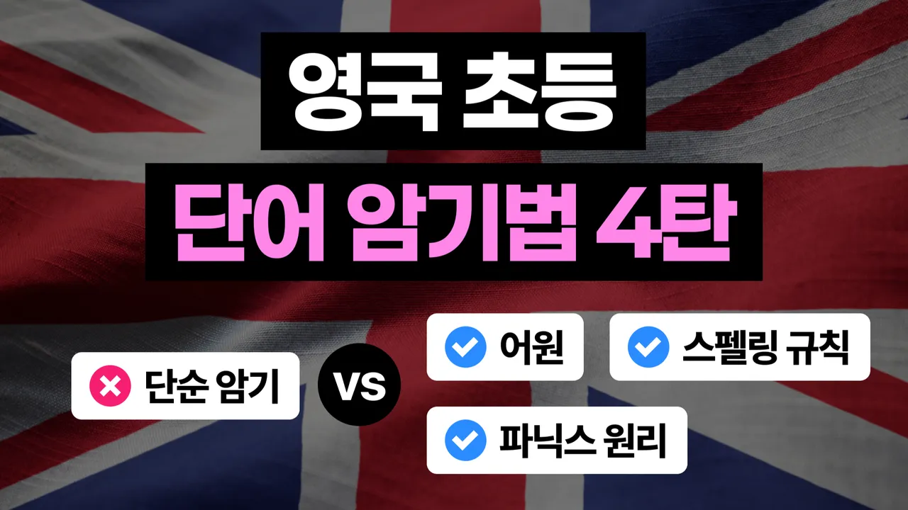 영단어 암기법 4탄 (Spelling rule 4) 영국학생이 암기하는 방식 그대로 영단어 암기해요!