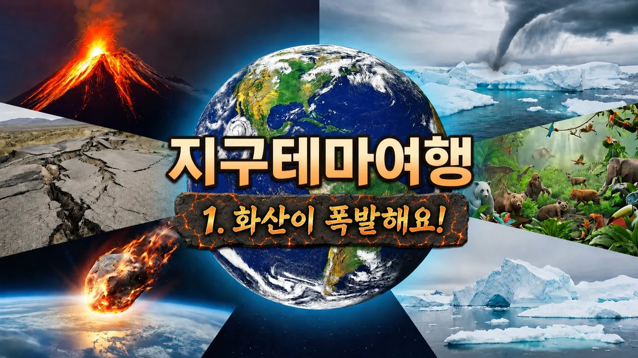 지구테마여행 1. 화산이 폭발해요!