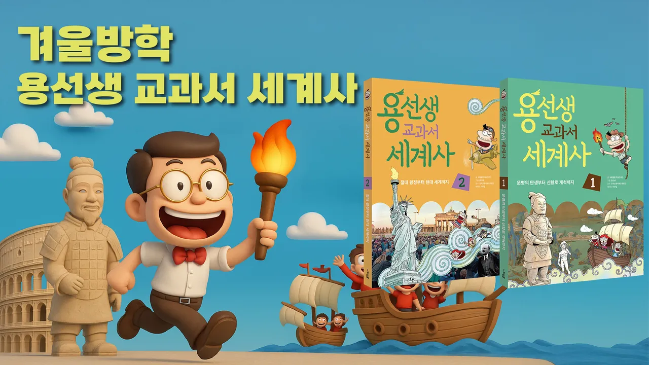 [겨울방학특강] 세계사 자신감 UP! 겨울방학 용선생 교과서 세계사 23회 완성