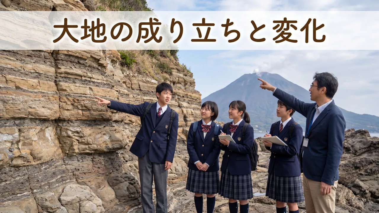 <JAPAN>中1理科[地学]大地の成り立ちと変化