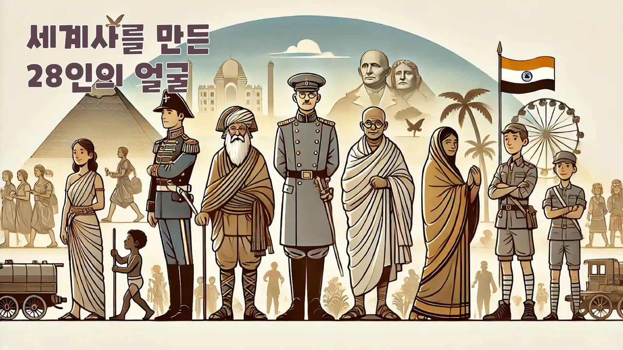 인물로 시작하는 세계사 - 세계사를 만든 28인의 얼굴