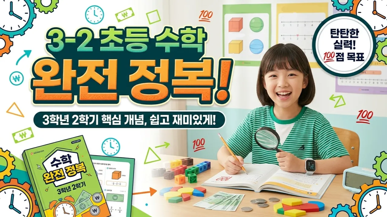 3학년 2학기 수학 완성 : 개념 잡고 응용까지 한 번에 끝내기! 3-2