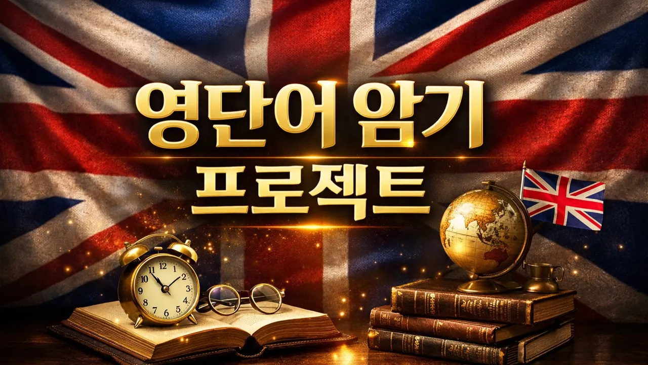 영단어 암기 프로젝트: 딱 4회면 점수 앞자리가 바뀝니다