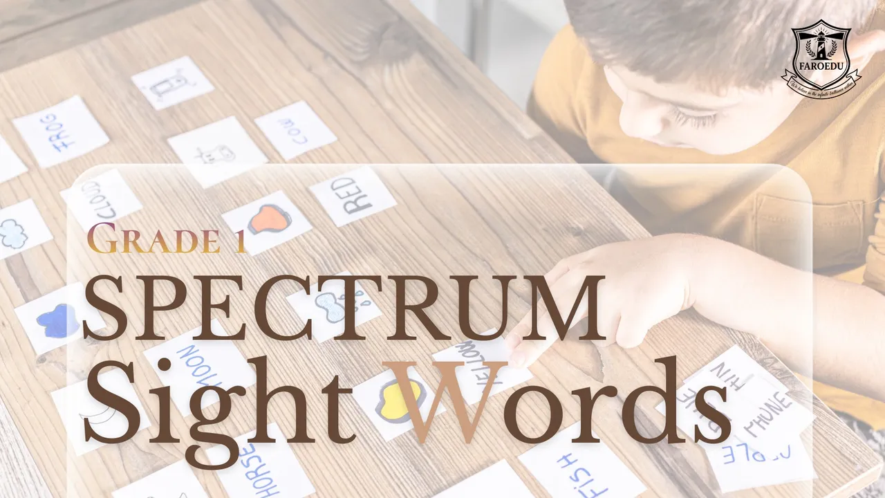 [Spectrum 사이트워드 교재 완북] 외우지 않아도 되는 진짜 읽기 훈련!