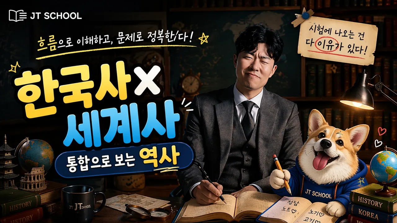 [선착순 할인] 정탄으로 끝내는 중학교 통합역사 (한국사 x 세계사)