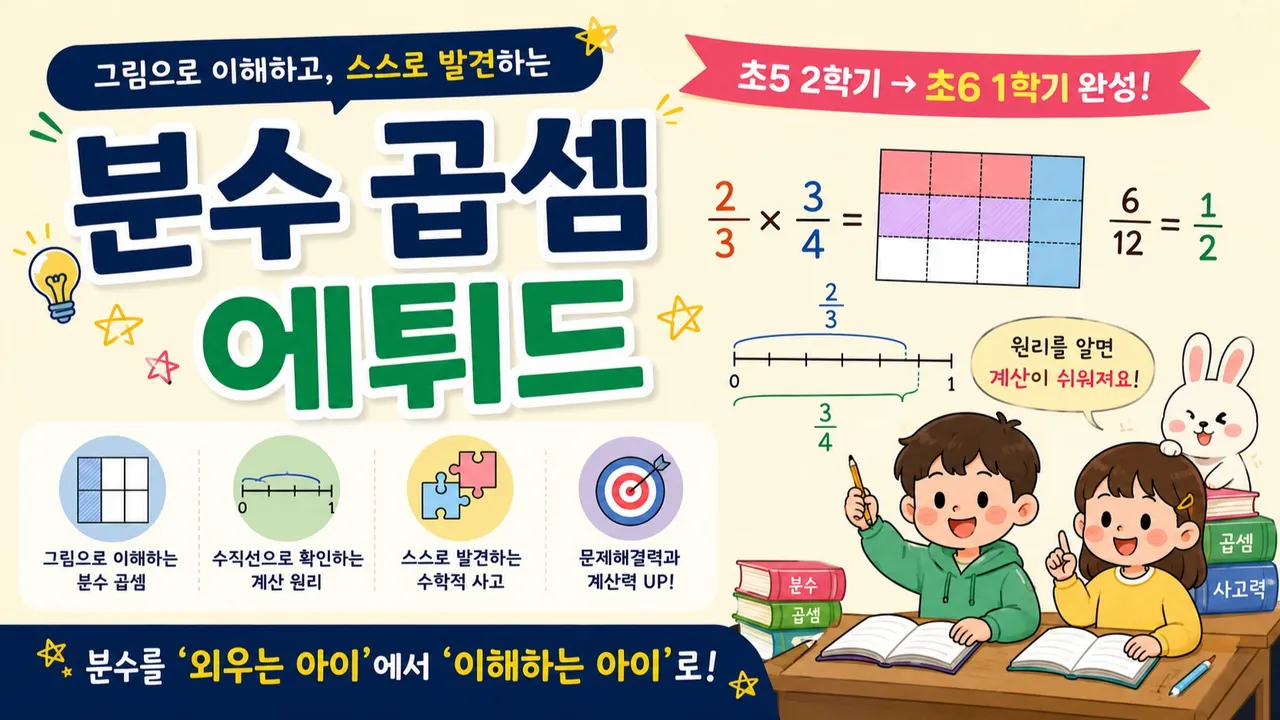 분수의 곱셈 에튀드( 초 5학년 2학기~ 초 6학년 1학기)