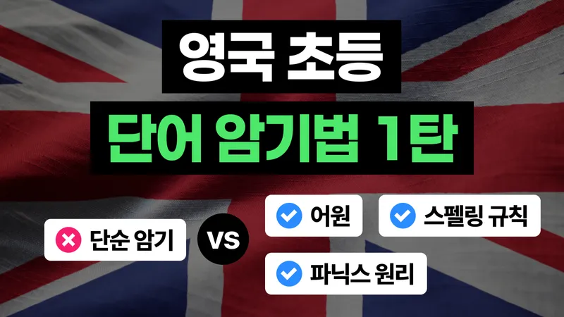 영단어 암기법 1탄 (Spelling rule 1) 영국학생이 암기하는 방식 그대로 영단어 암기해요!-thumbnail