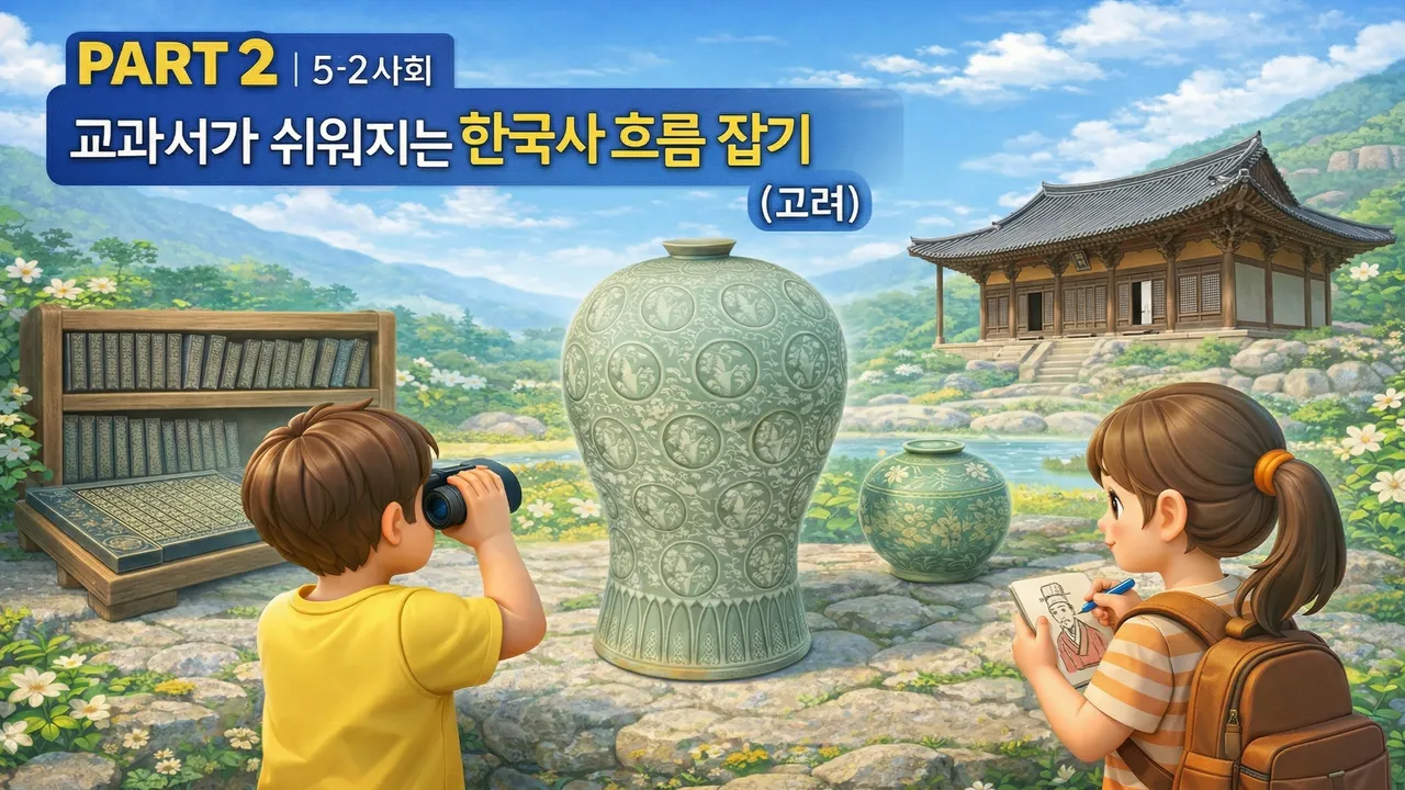 [5월 한정 | 고려] 방학 전 4회로 끝내는 5-2 한국사 흐름 잡기