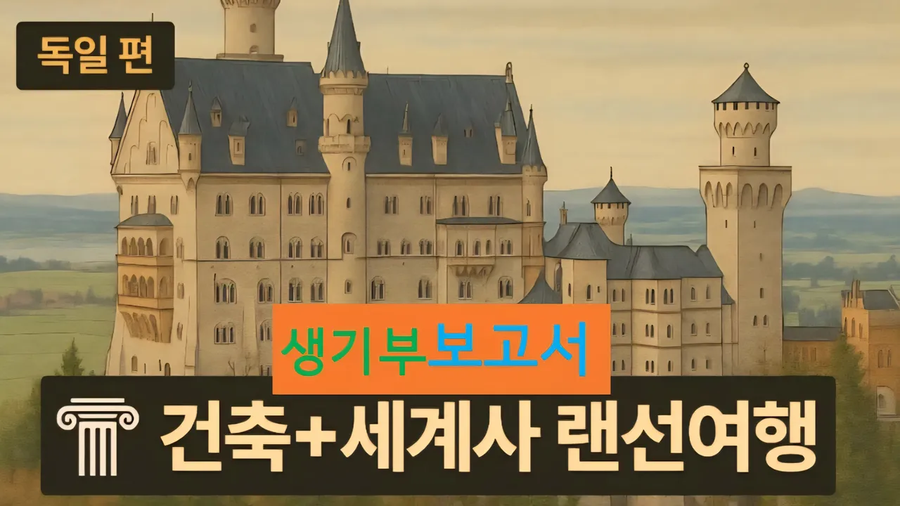 [독일 건축물+세계사] 디즈니 '백조의 성'이 실제로 있다고?! 대치동 20년 경력 강사와 함께하는 세계사 랜선여행