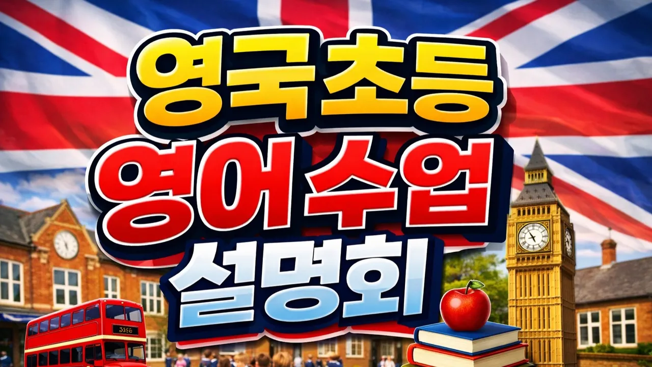 겨울방학 특강 및 영국초등 영어 수업 설명회