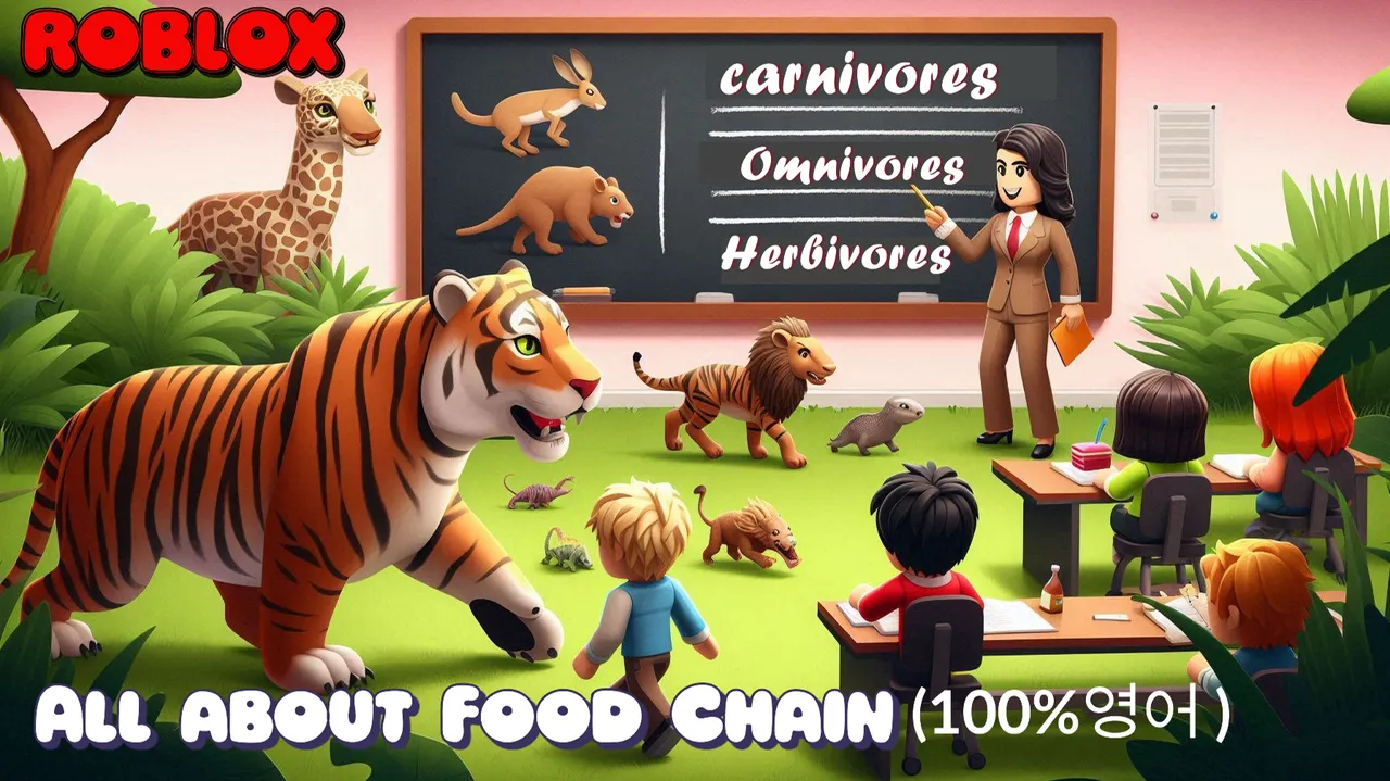 영어x로블록스: All about FOOD CHAIN