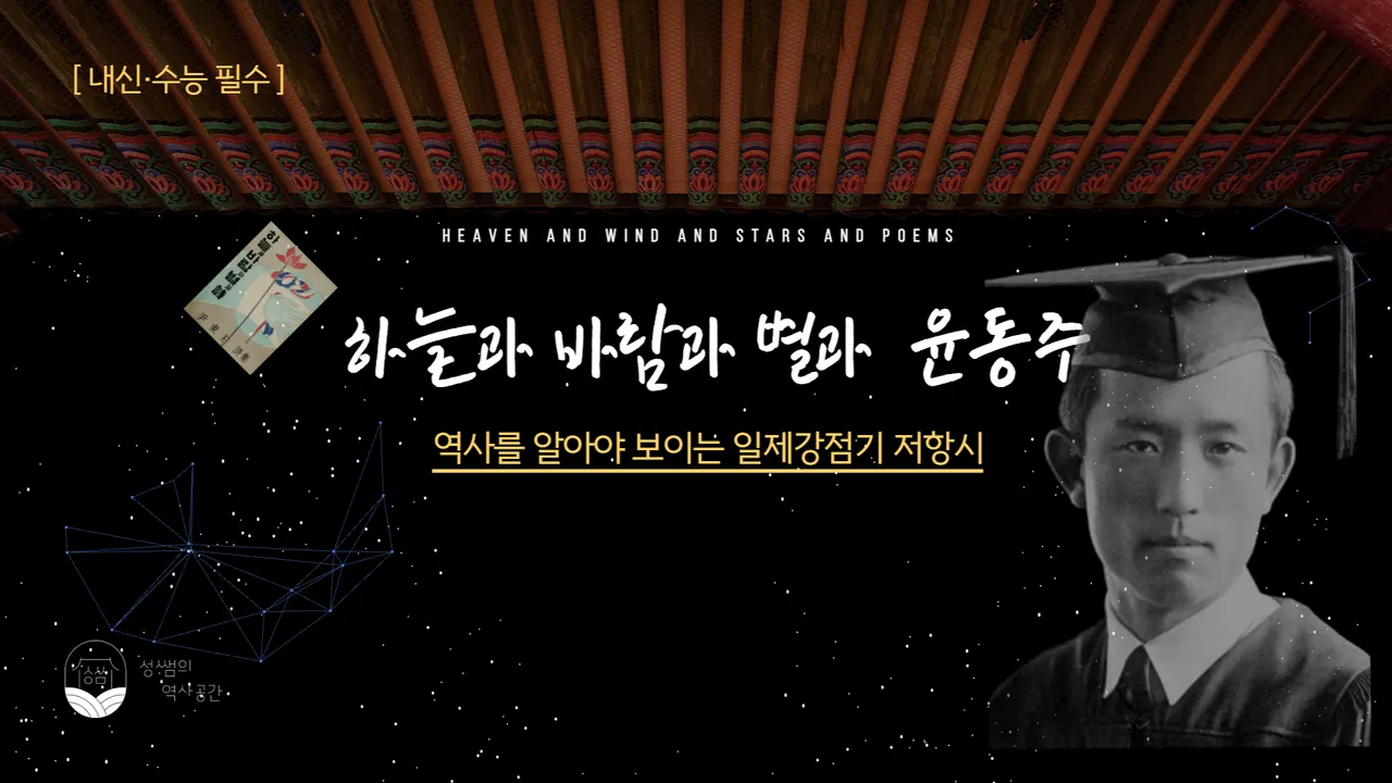 [내신·수능 필수] 일제강점기의 역사로 풀어 읽는 윤동주의 문학