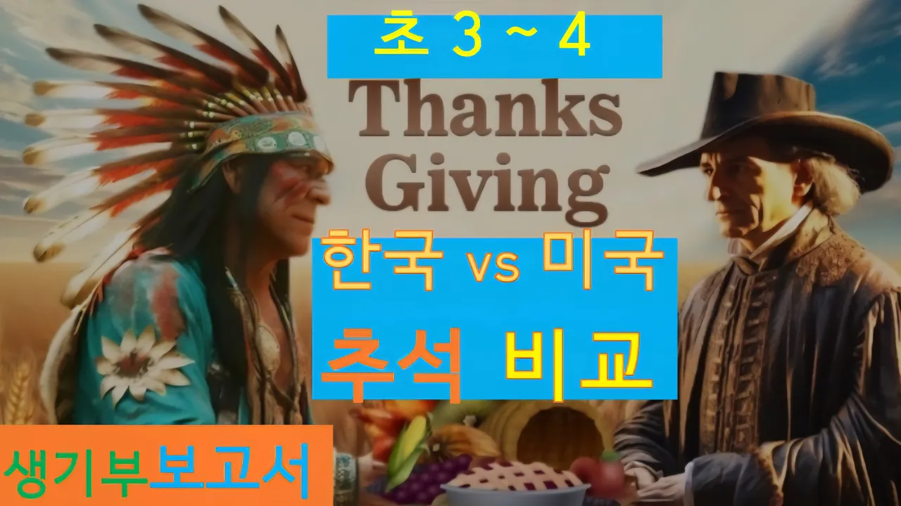 [한미 추석 초3~4] 대치동20년 경력쌤과  한미 추석 비교+세계사+건축 랜선여행