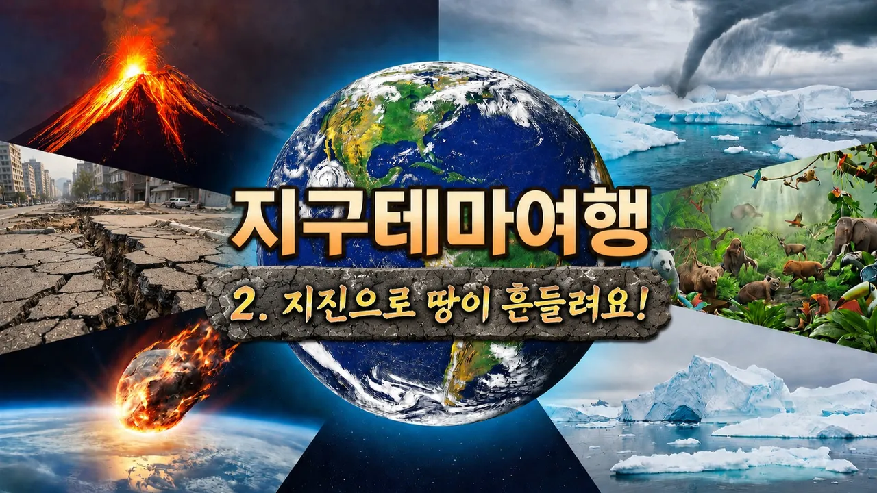지구테마여행 2. 지진으로 땅이 흔들려요!