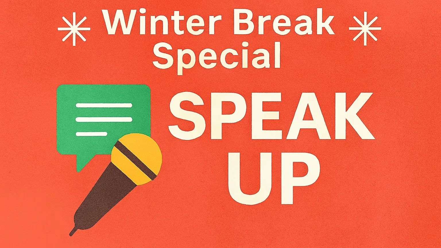 [겨울방학 스피킹] Speak Up! 내 생각을 말하는 힘